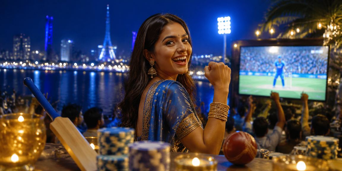 Indian user making mobile payment through UPI for lottery bets